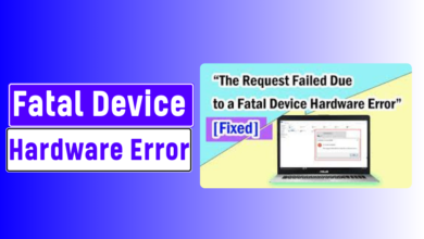 the request failed due to a fatal device hardware error