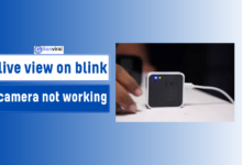 live view on blink camera not working