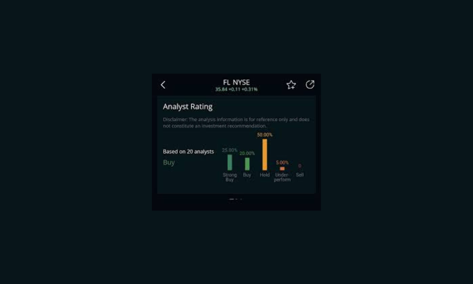 Analyst Opinions and Ratings